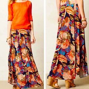 Anthropologie HD in Paris Tigridia Maxi Skirt, XSP
